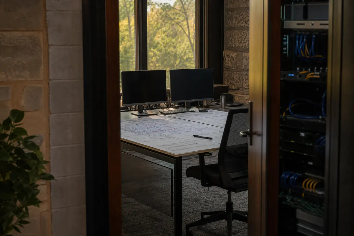 Editorial platform planning scene for Dedicated Hosting in East Windsor, Connecticut