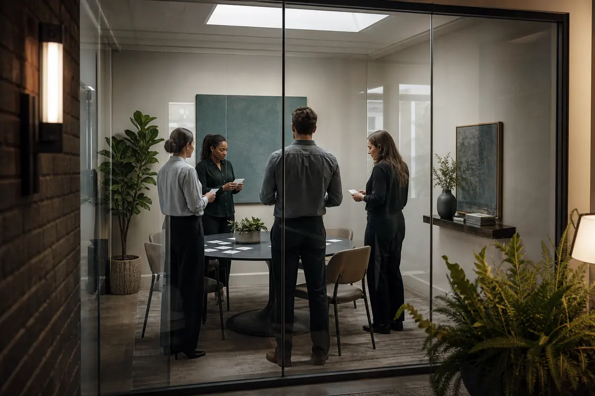 Editorial intake planning scene for Automation in Ellington, Connecticut