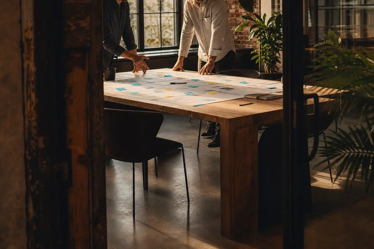 Editorial marketing planning scene for Programmatic SEO in Somers, Connecticut