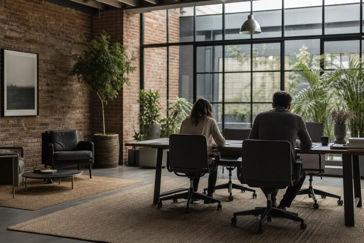 Editorial marketing planning scene for AI SEO in Old Saybrook, Connecticut