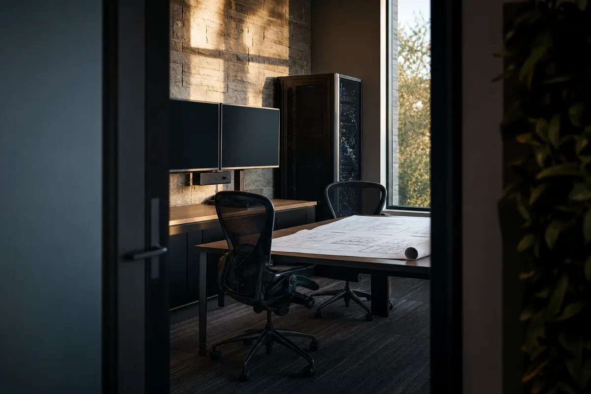 Editorial platform planning scene for Custom Software in Oxford, Connecticut