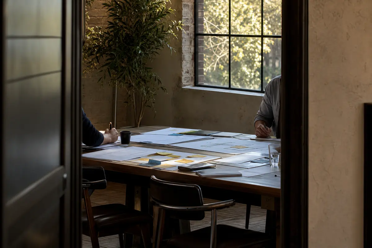 Editorial marketing planning scene for Local Service Ads in Winchester, Connecticut