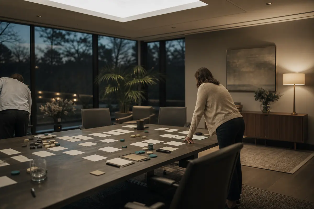 Editorial platform planning scene for Dedicated Hosting in Branford, Connecticut