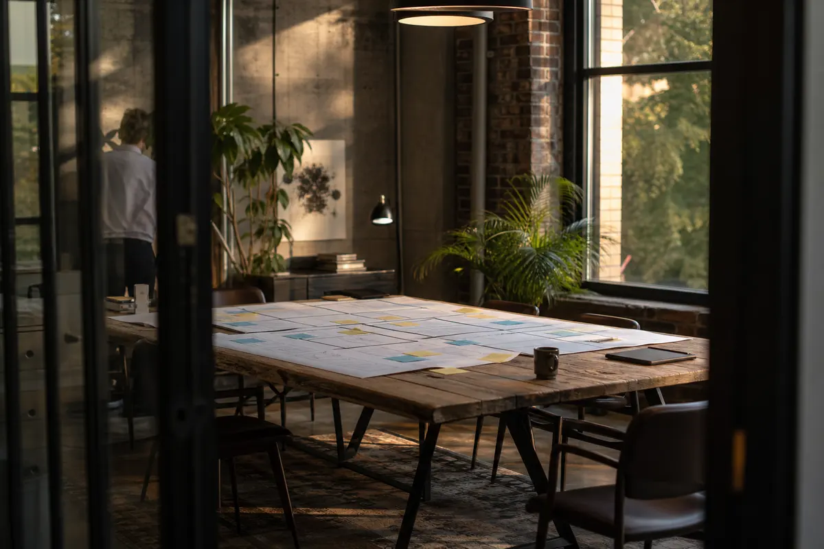 Editorial marketing planning scene for Local Service Ads in Milford, Connecticut