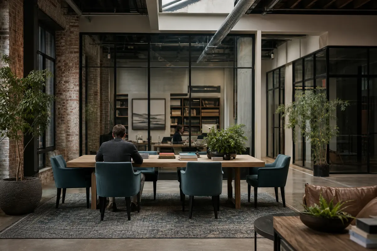 Editorial marketing planning scene for Groton, Connecticut
