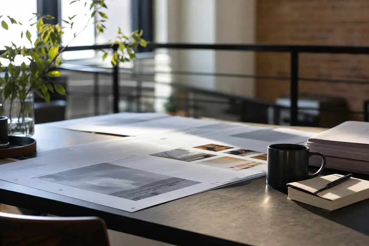Editorial marketing planning scene for Ledyard, Connecticut