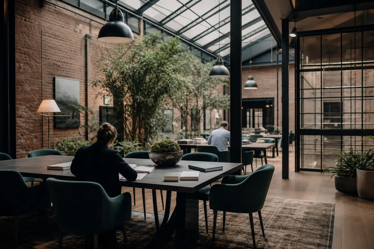 Editorial marketing planning scene for Legal News in New Canaan, Connecticut