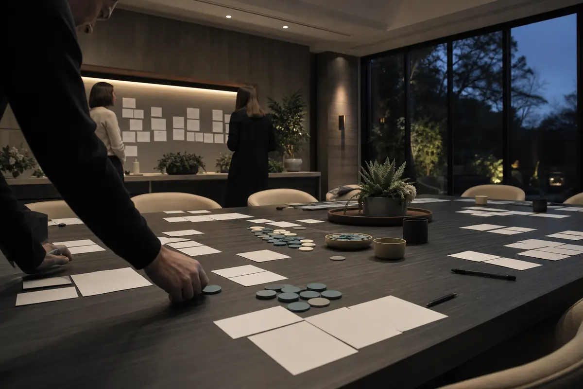Editorial platform planning scene for Custom Software in Ridgefield, Connecticut
