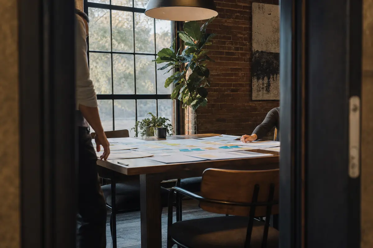 Editorial marketing planning scene for Kensington, Connecticut