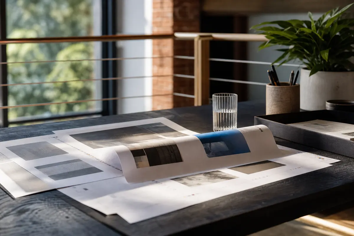 Editorial marketing planning scene for AI SEO in Newington, Connecticut