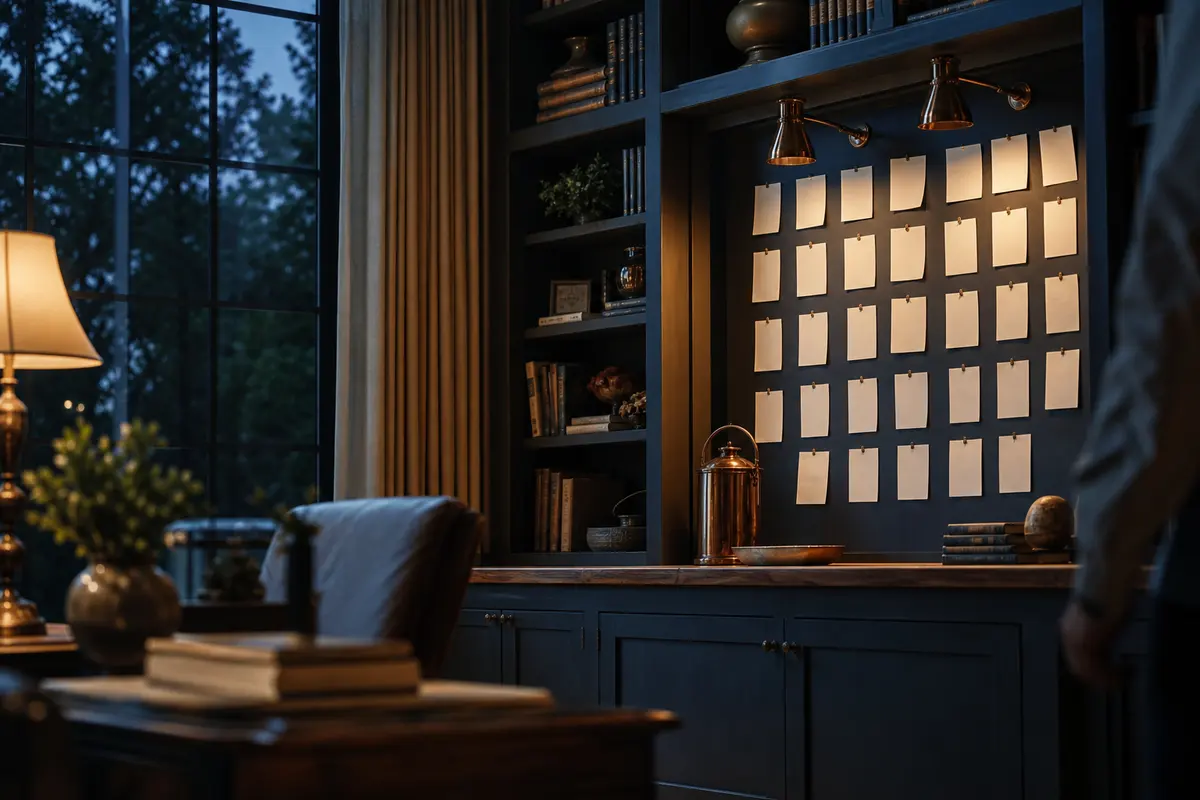 Editorial marketing planning scene for Oakville, Connecticut