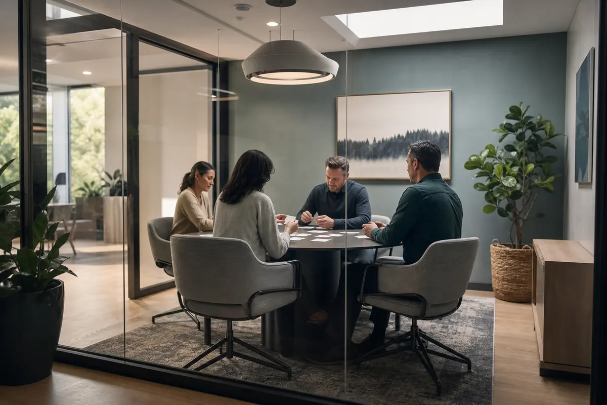 Editorial intake planning scene for Automation in Ridgefield, Connecticut