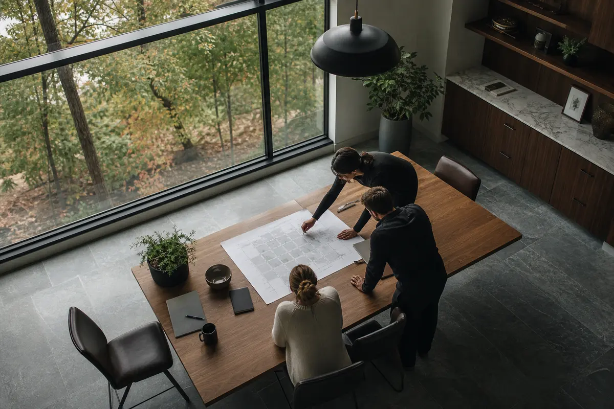 Editorial marketing planning scene for Rockville, Connecticut