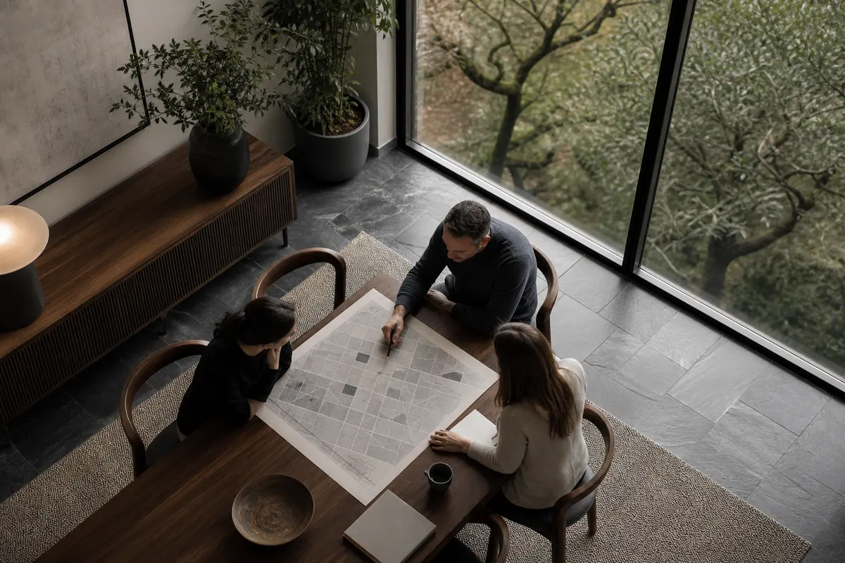 Editorial marketing planning scene for Programmatic SEO in Wallingford Center, Connecticut