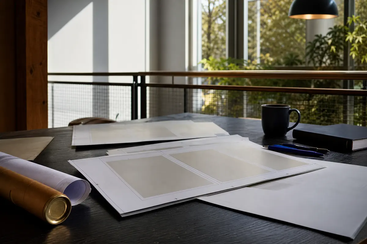 Editorial marketing planning scene for AI SEO in Winsted, Connecticut