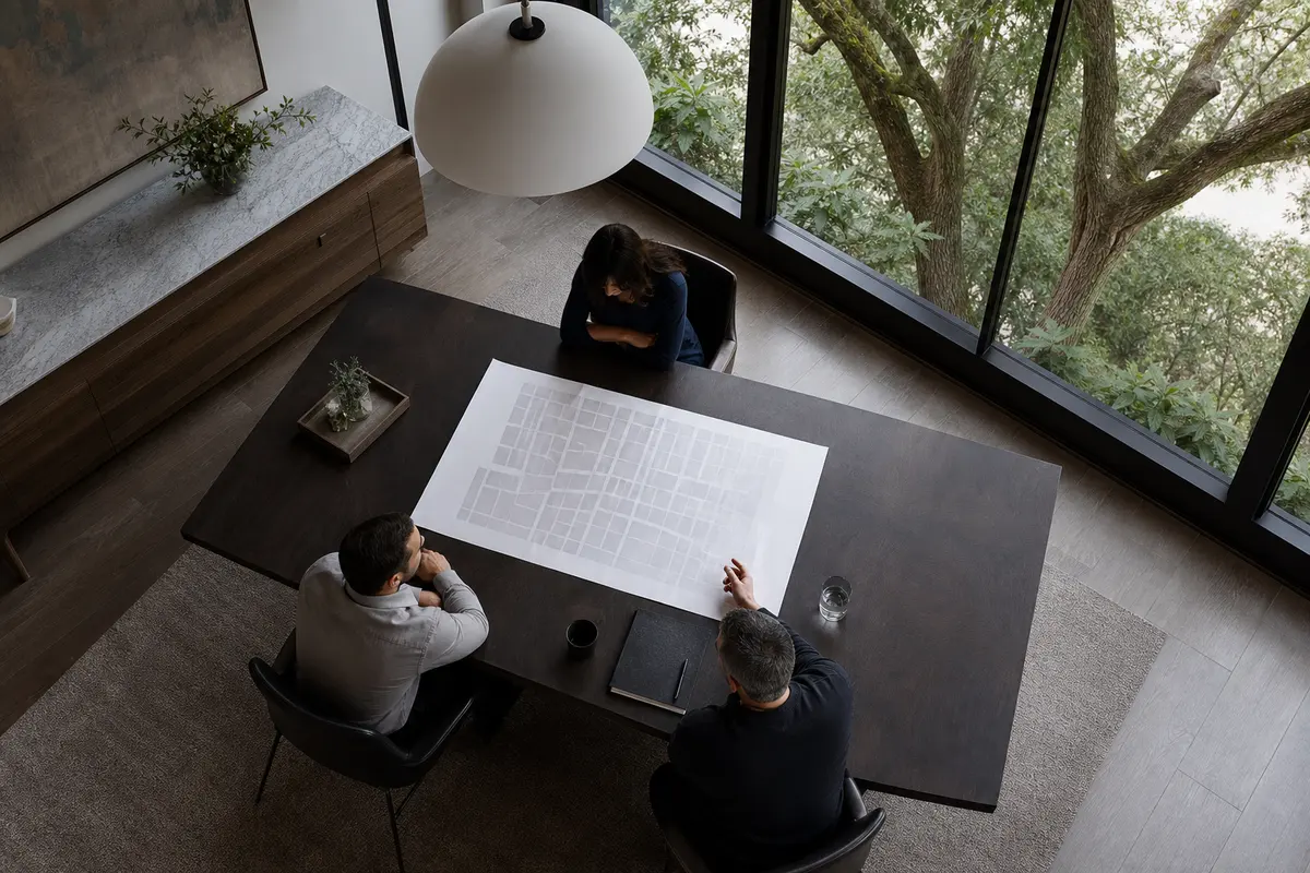 Editorial marketing planning scene for Reputation & Reviews in Brookside, Delaware