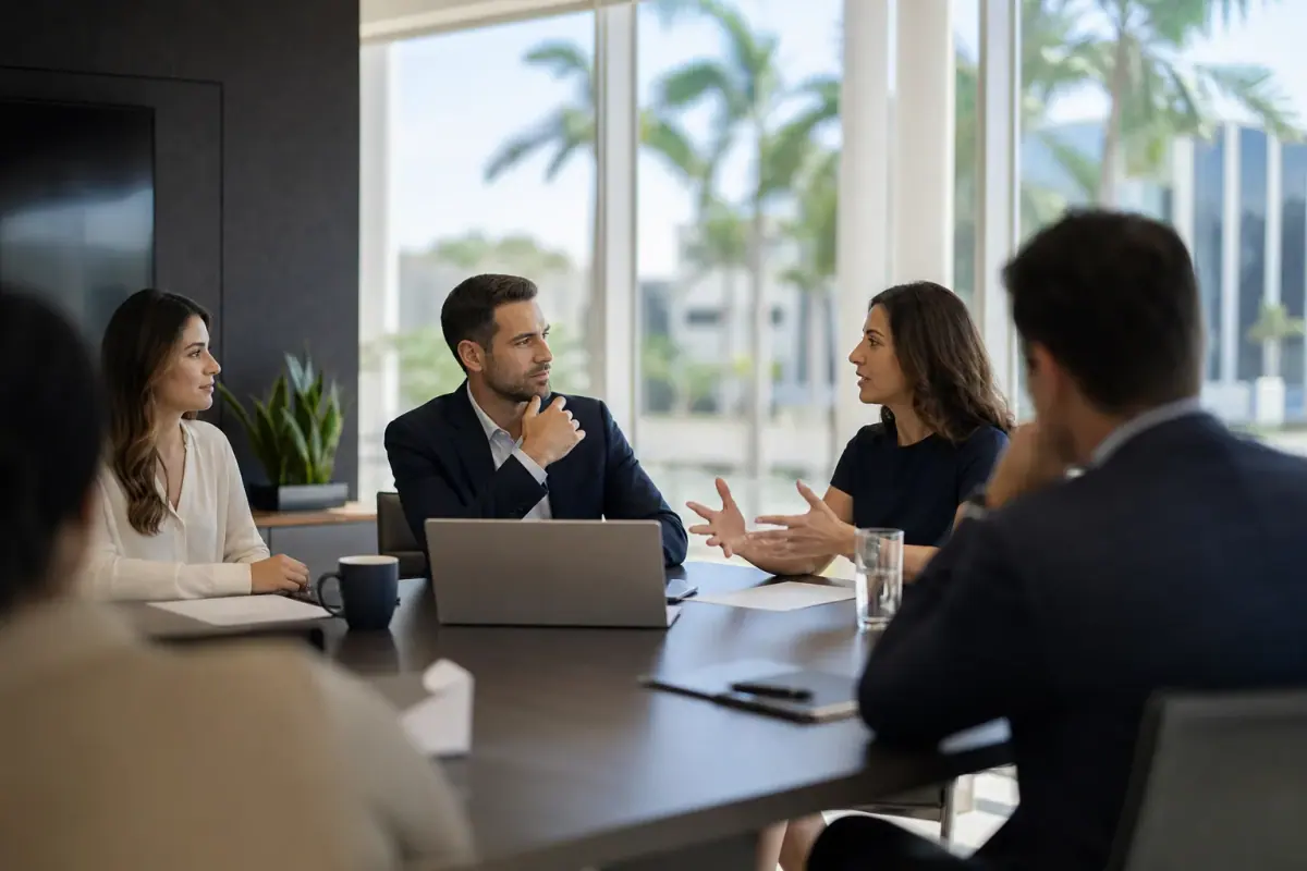 Editorial illustration for Video Intake planning in Doral, Florida