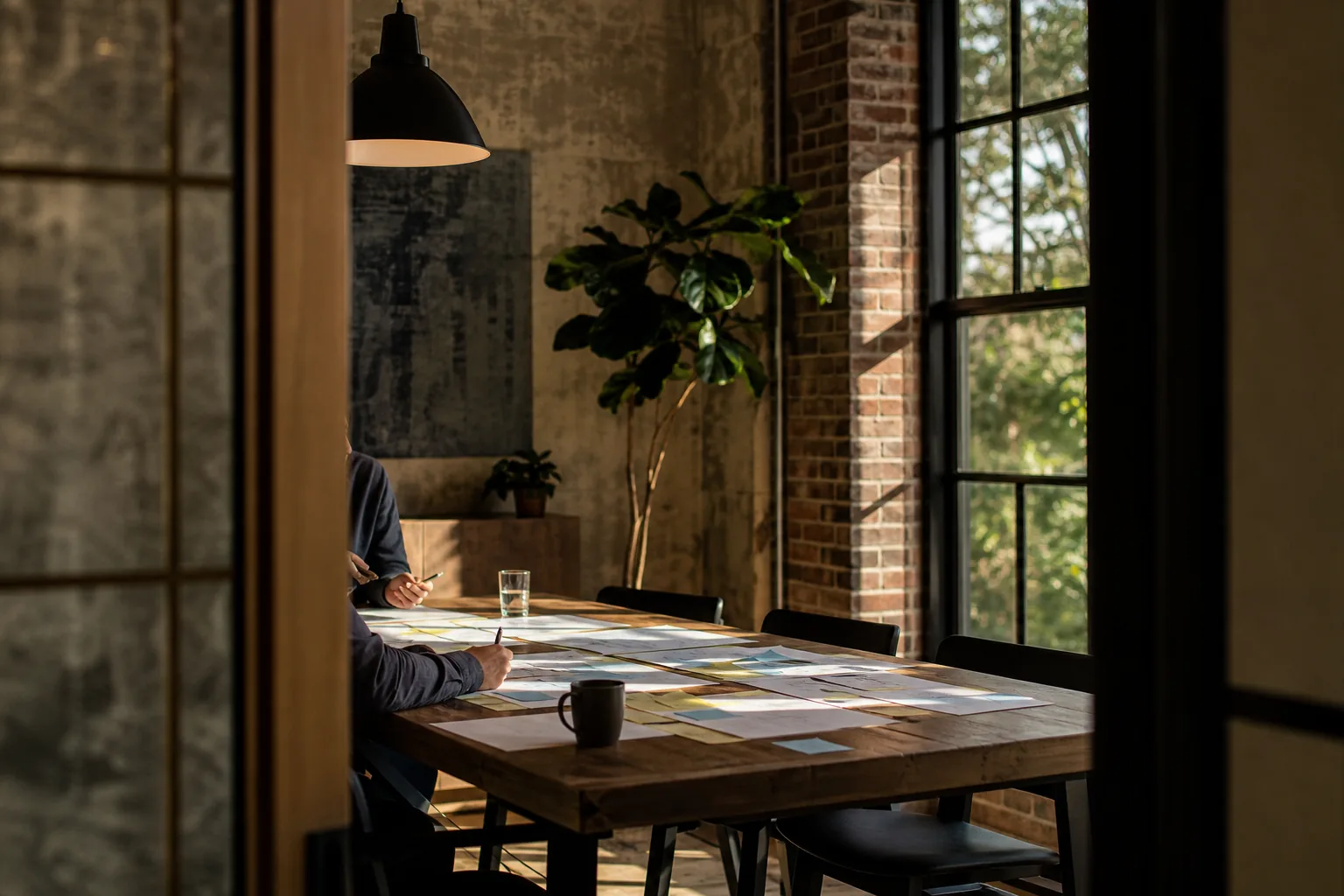 Editorial marketing planning scene for Reputation & Reviews in Dunwoody, Georgia