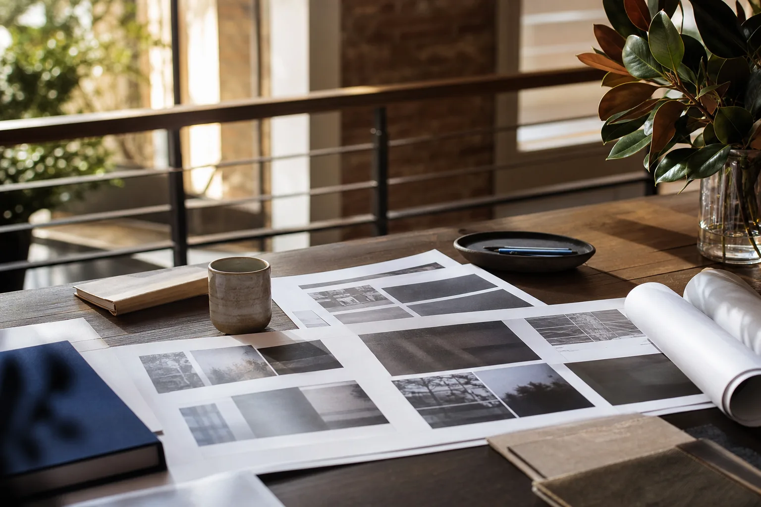 Editorial marketing planning scene for AI SEO in Glennville, Georgia