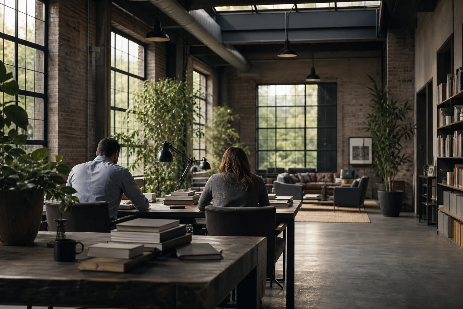 Editorial marketing planning scene for AI SEO in LaFayette, Georgia