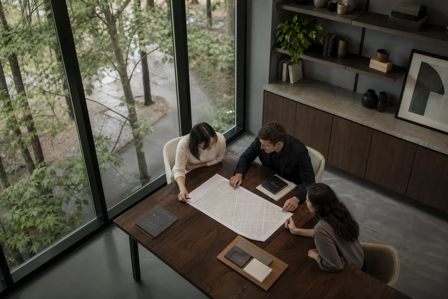 Editorial marketing planning scene for Reputation & Reviews in Peachtree City, Georgia