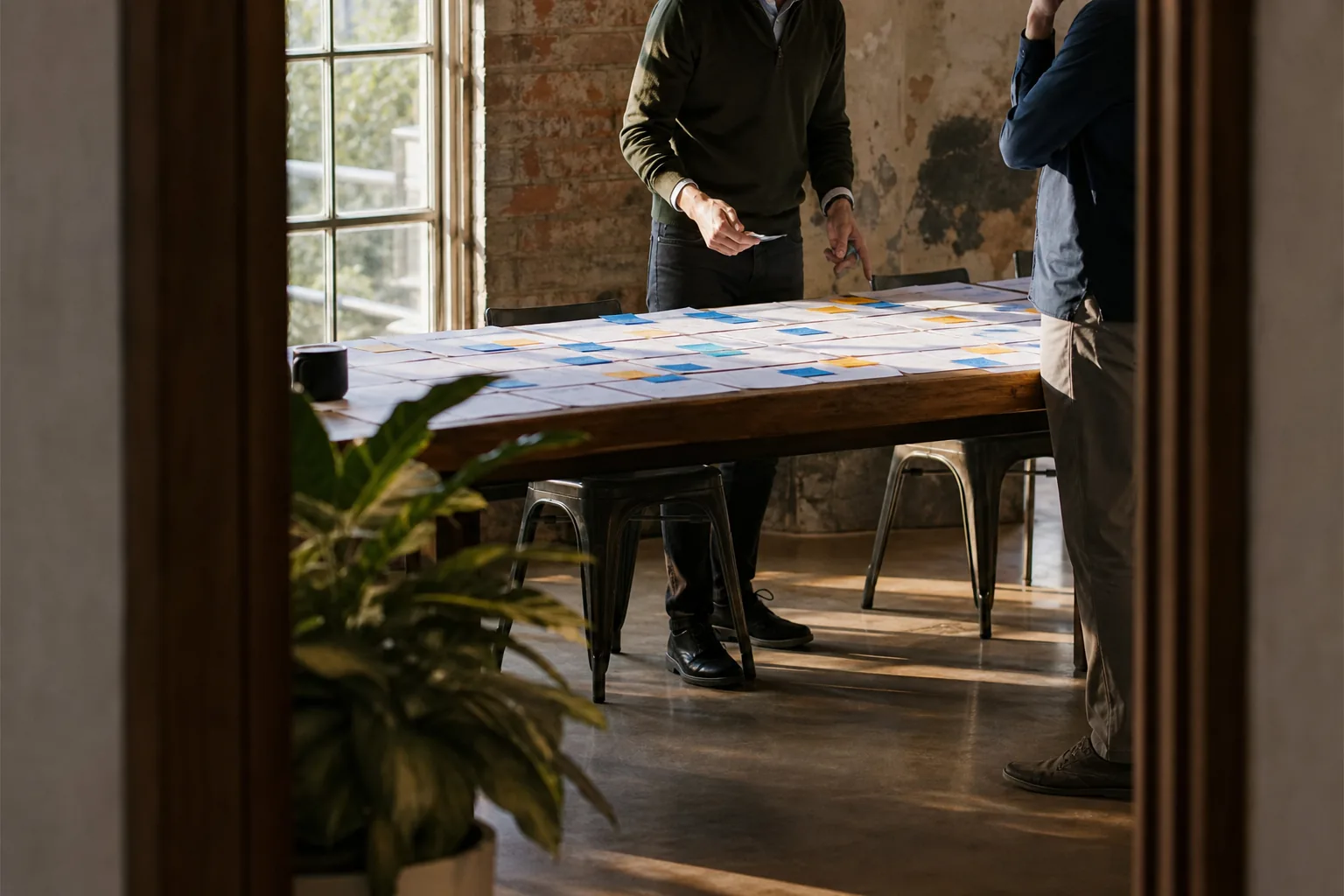 Editorial marketing planning scene for Sandersville, Georgia