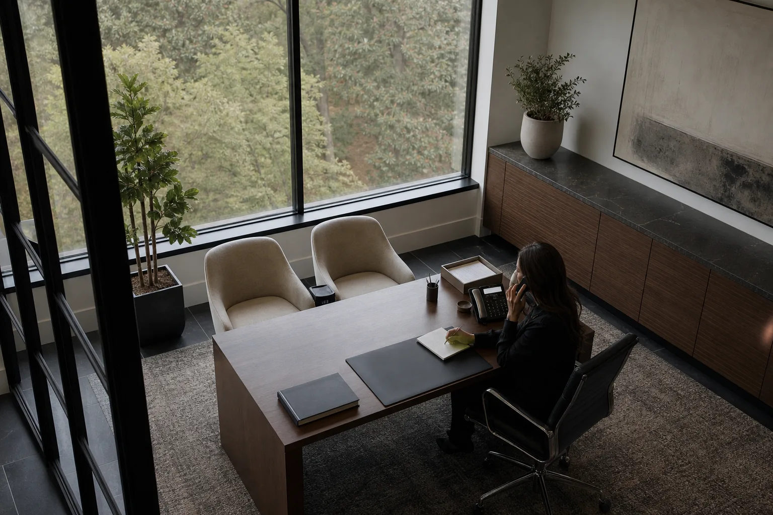 Editorial intake planning scene for Automation in Sandy Springs, Georgia