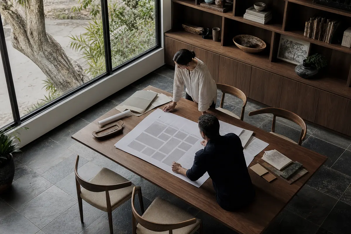 Editorial marketing planning scene for Ewa Villages, Hawaii