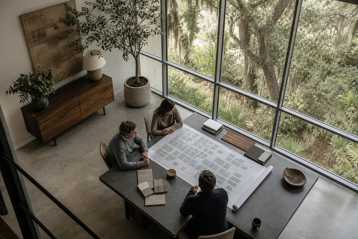 Editorial marketing planning scene for Legal News in Hickam Housing, Hawaii