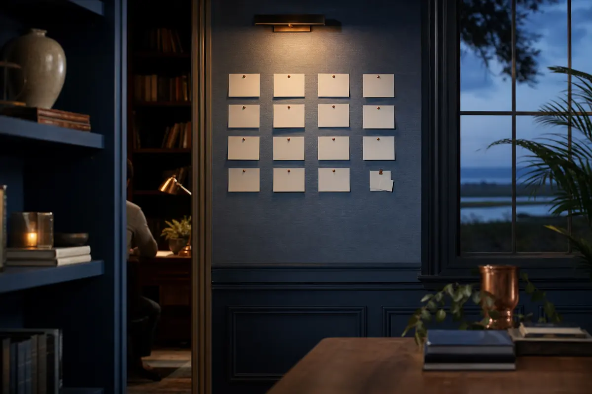 Editorial marketing planning scene for Laie, Hawaii