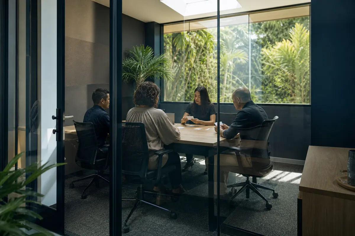 Editorial intake planning scene for Intake Coach in Mililani Town, Hawaii