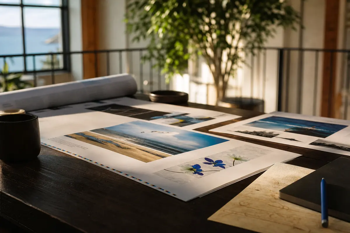 Editorial marketing planning scene for Wailea, Hawaii