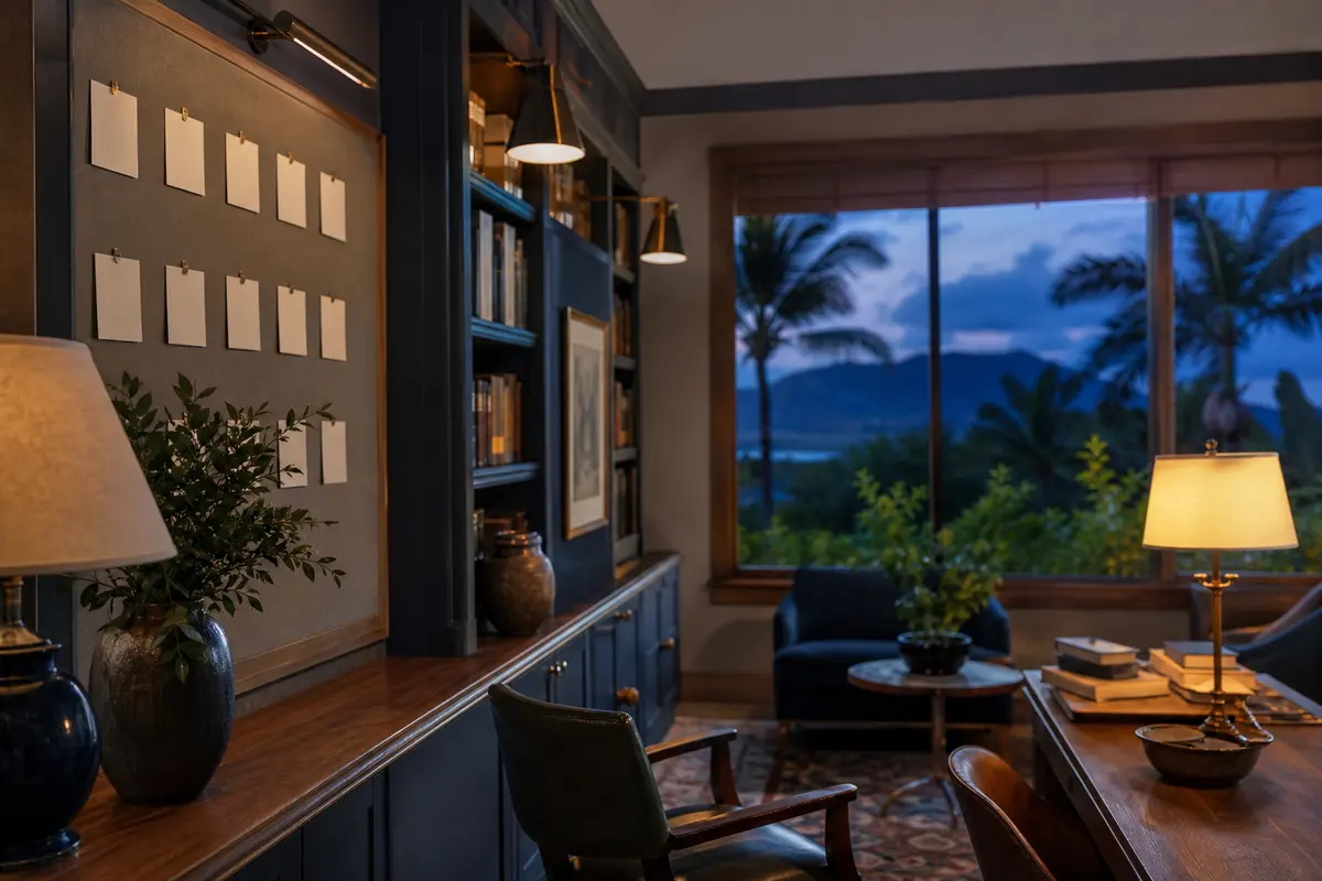 Editorial marketing planning scene for Local Service Ads in Waimanalo, Hawaii
