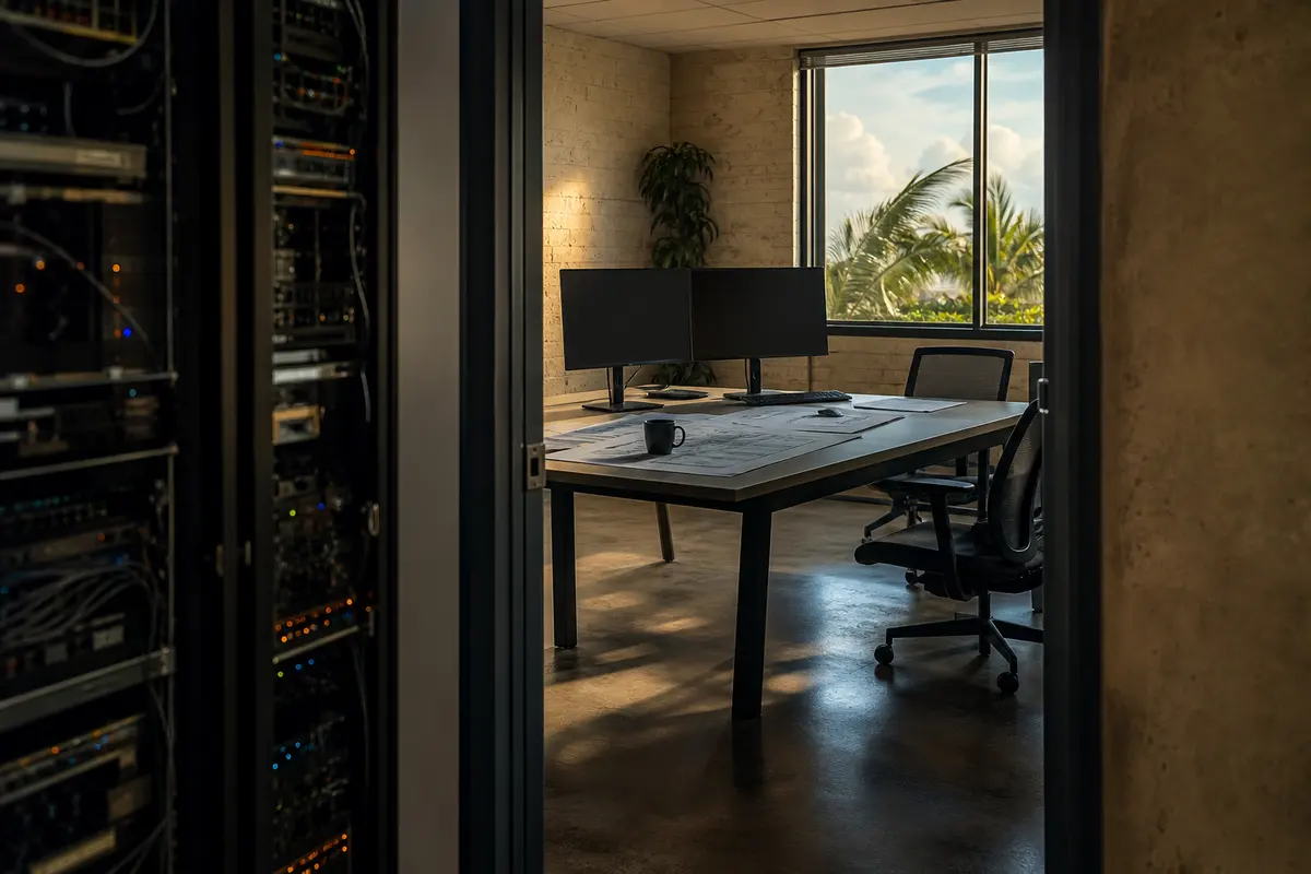 Editorial platform planning scene for Custom Software in Waimanalo, Hawaii
