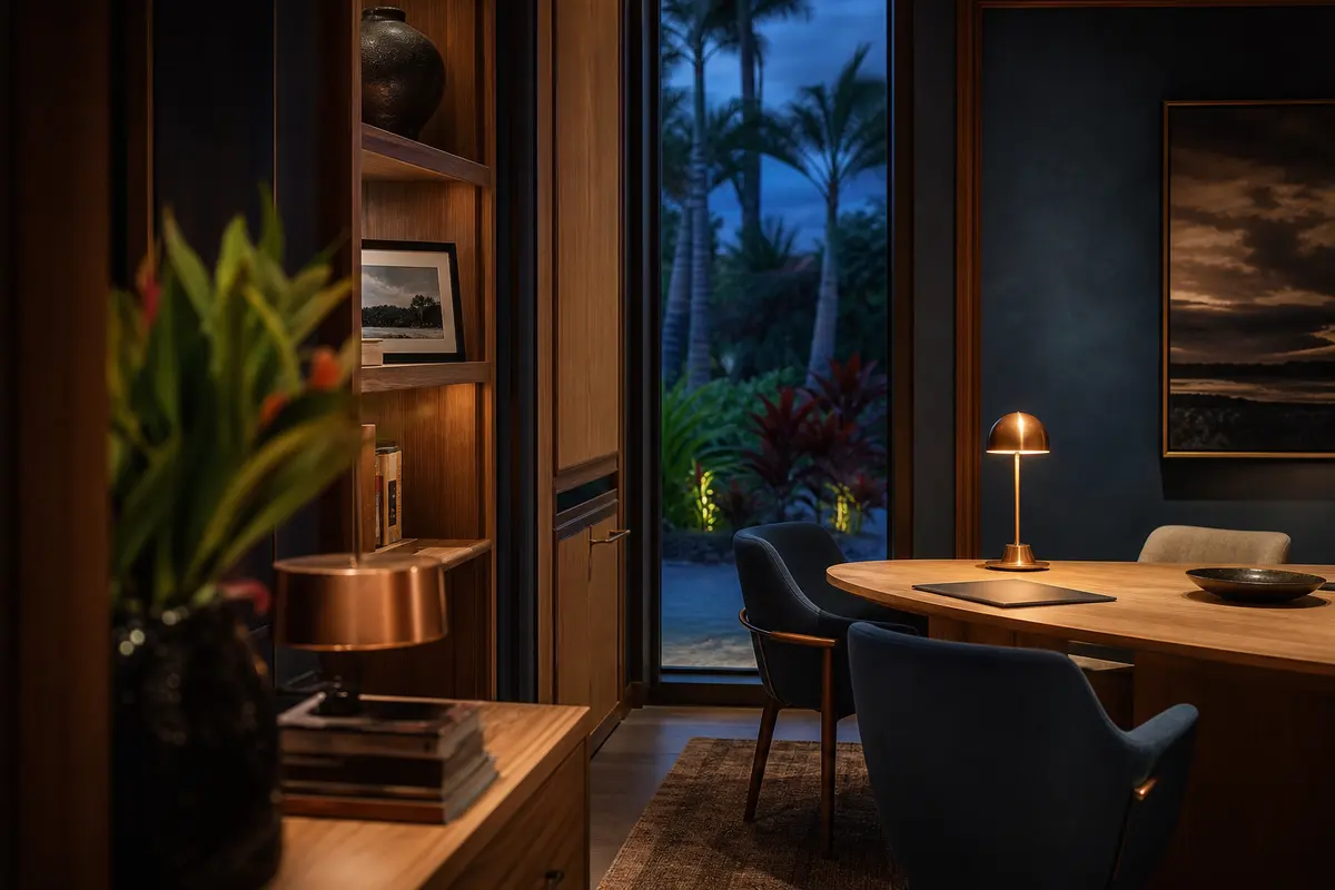 Editorial intake planning scene for AI Answering in Waipio Acres, Hawaii