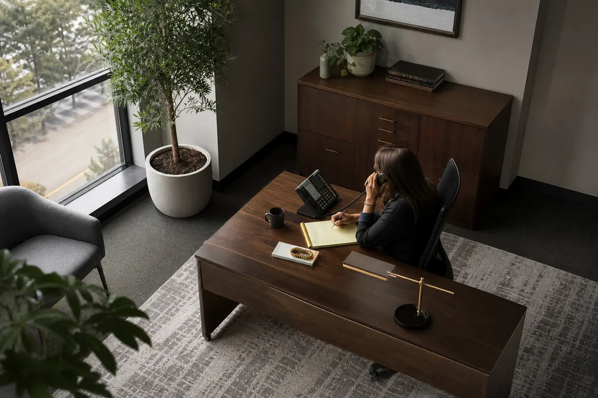 Editorial intake planning scene for Intake Coach in Arlington Heights, Illinois