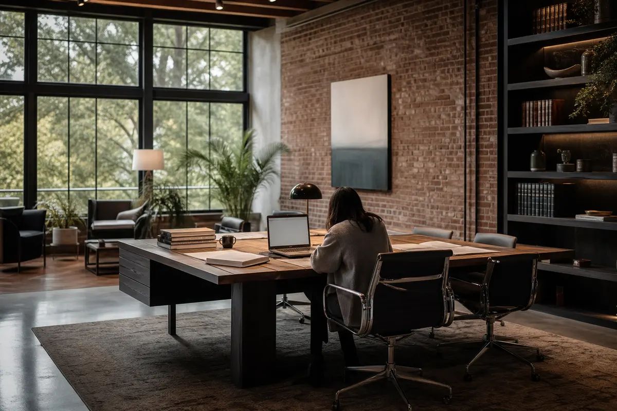 Editorial marketing planning scene for Arlington Heights, Illinois