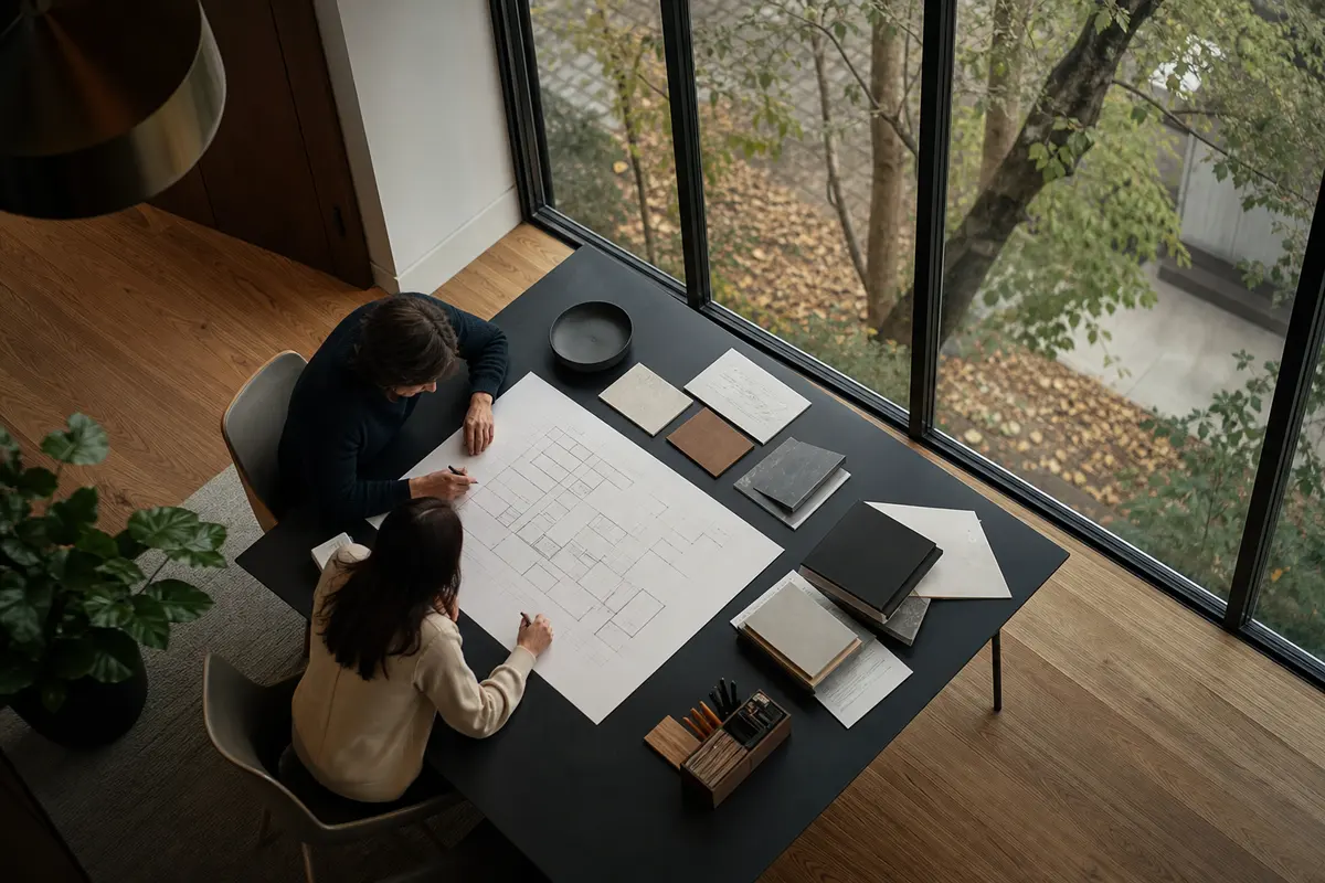 Editorial marketing planning scene for Aurora, Illinois