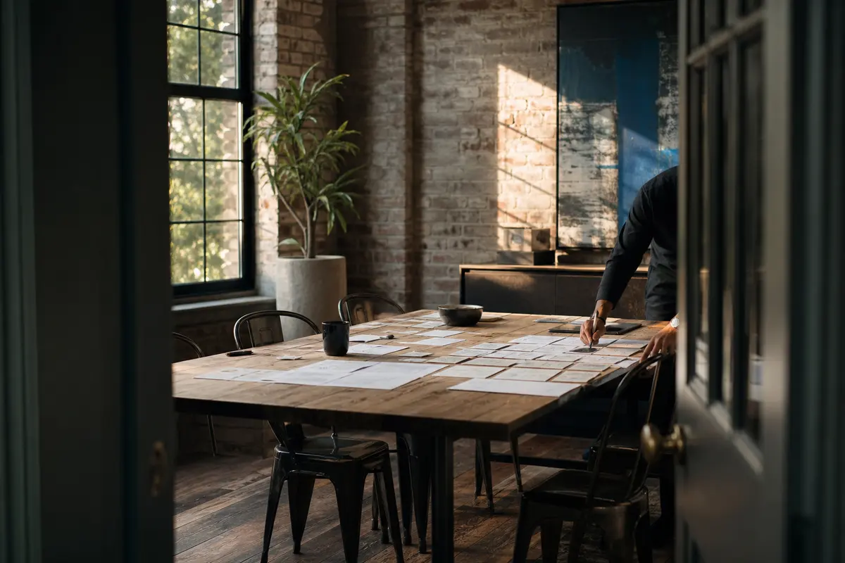 Editorial marketing planning scene for Reputation & Reviews in Berwyn, Illinois