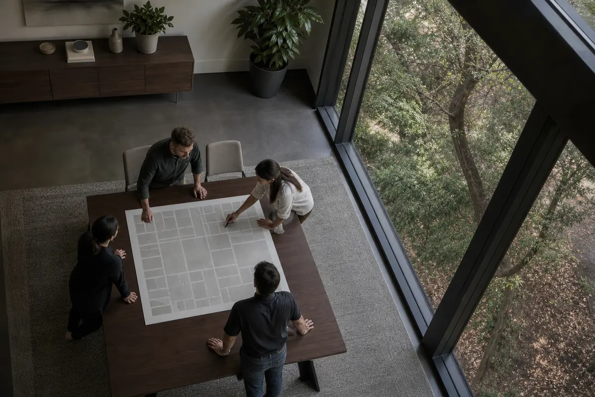 Editorial marketing planning scene for Brookfield, Illinois