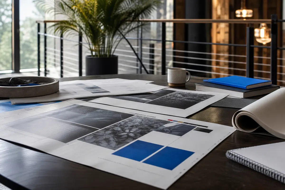 Editorial marketing planning scene for Burbank, Illinois