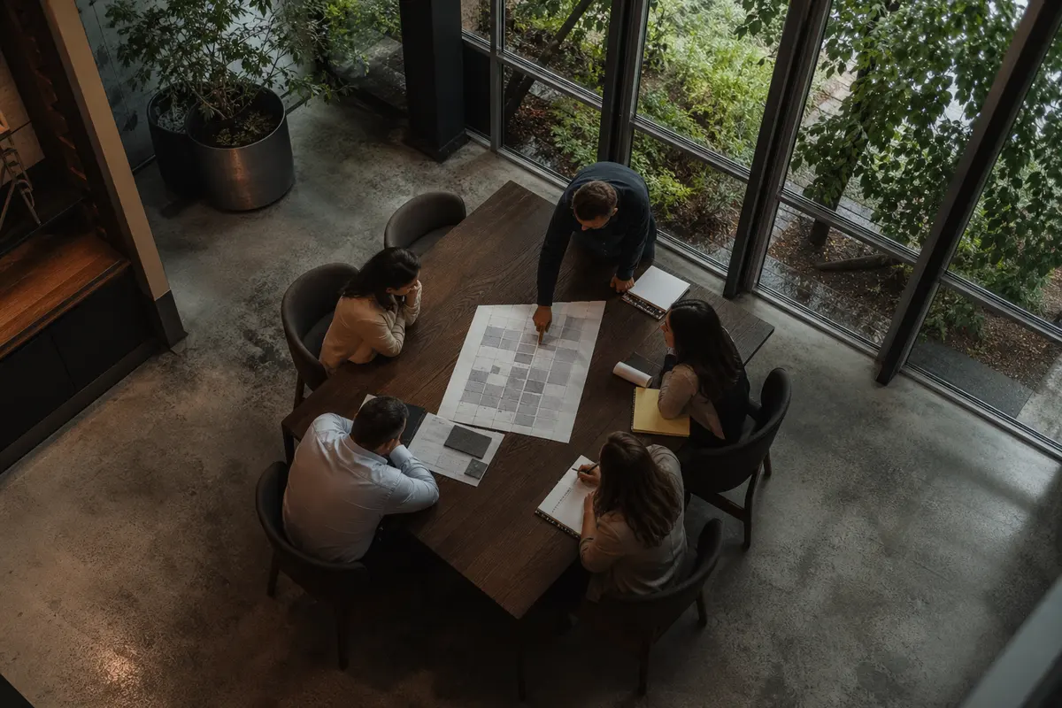Editorial marketing planning scene for Carbondale, Illinois