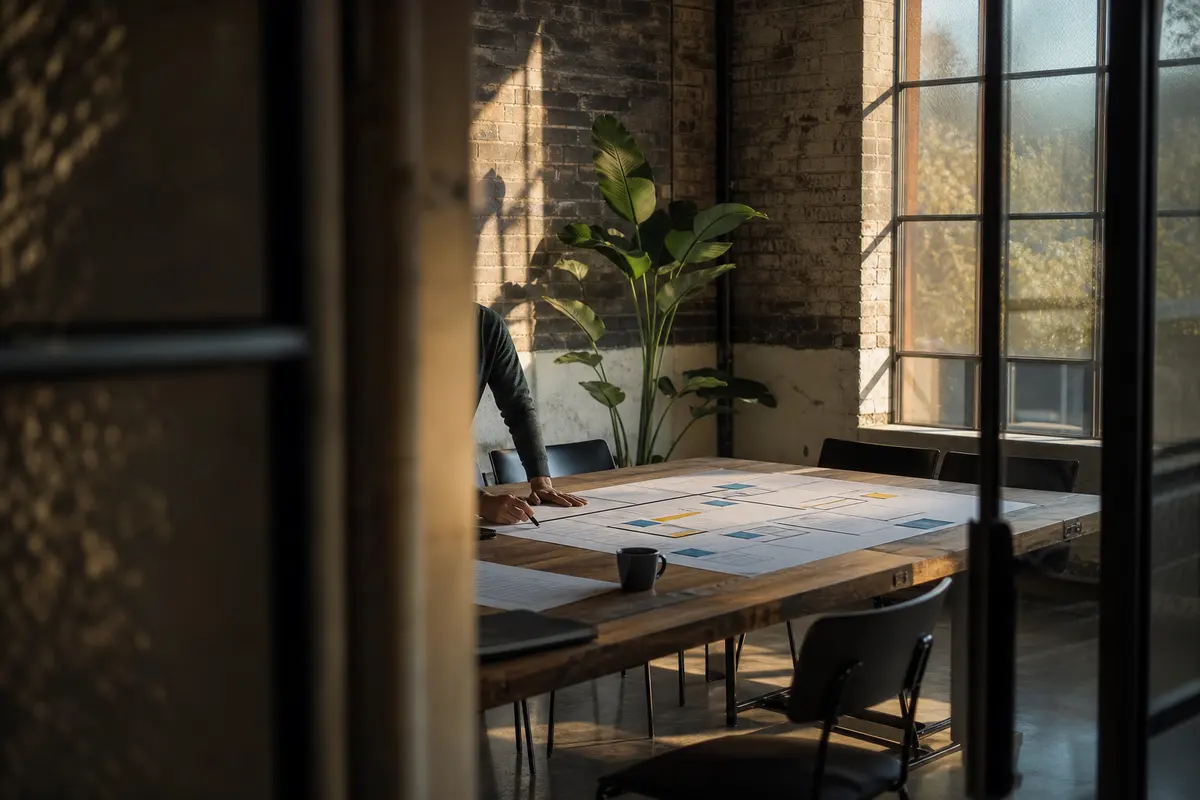Editorial marketing planning scene for Channahon, Illinois
