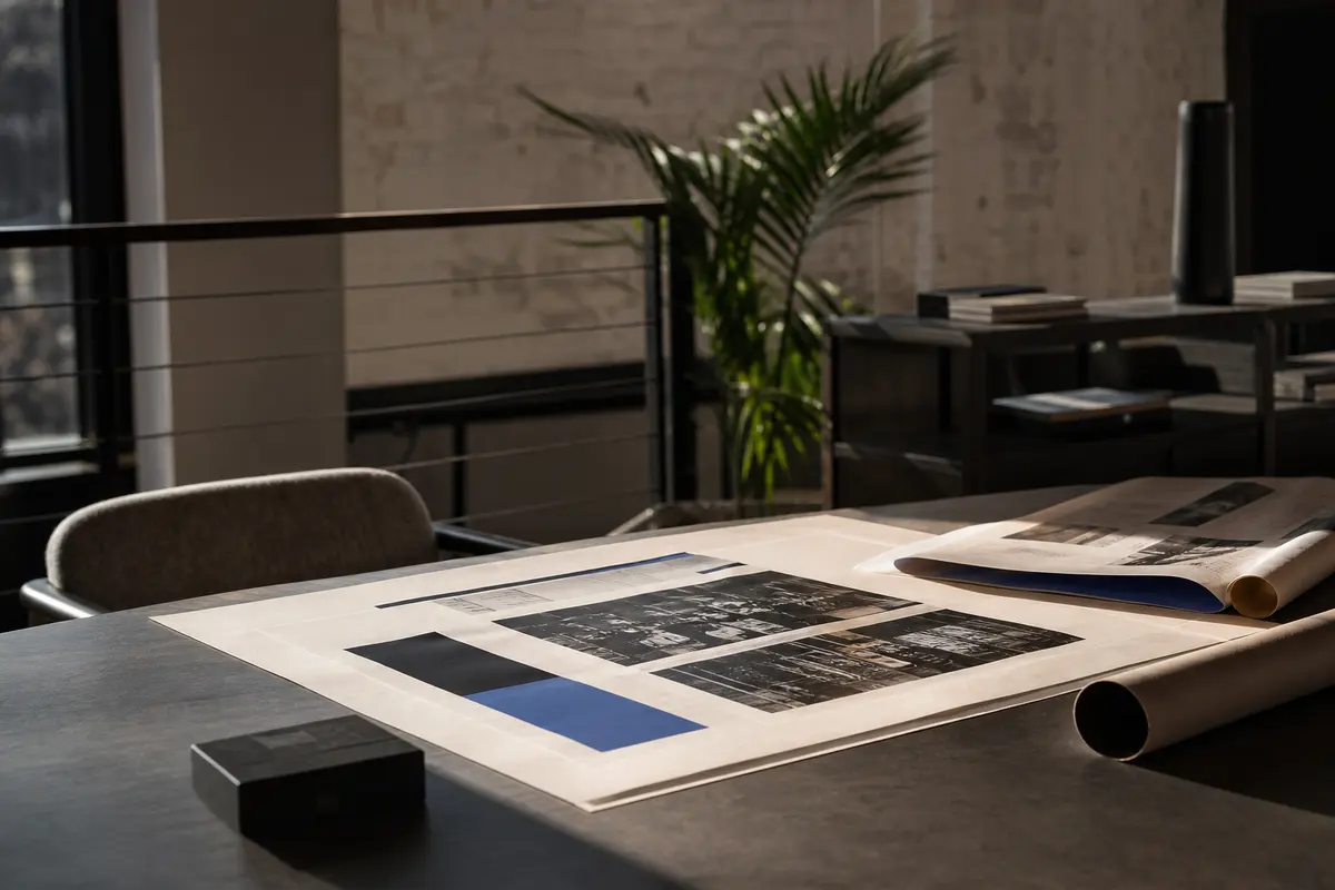 Editorial marketing planning scene for Legal News in Chicago, Illinois