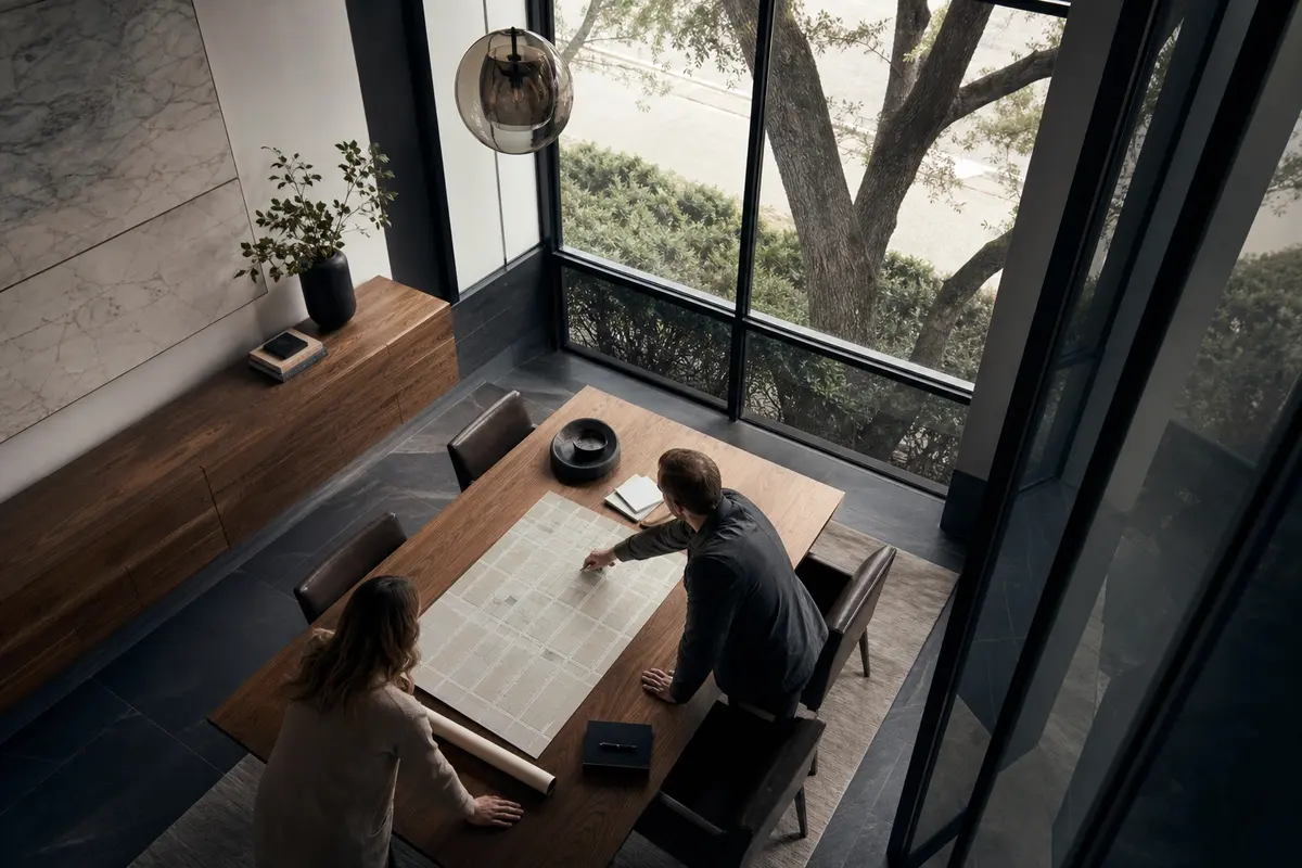 Editorial marketing planning scene for Crest Hill, Illinois