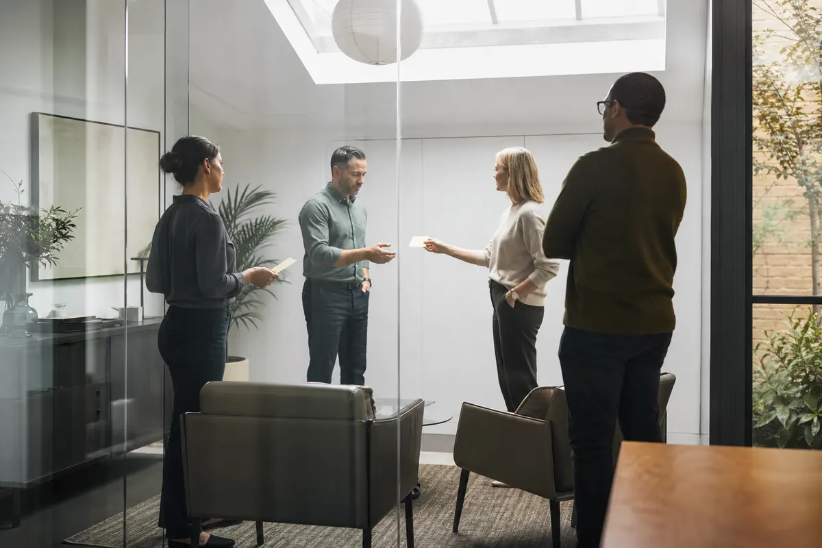 Editorial intake planning scene for AI Answering in Crystal Lake, Illinois