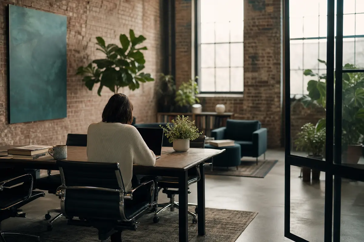 Editorial marketing planning scene for Des Plaines, Illinois