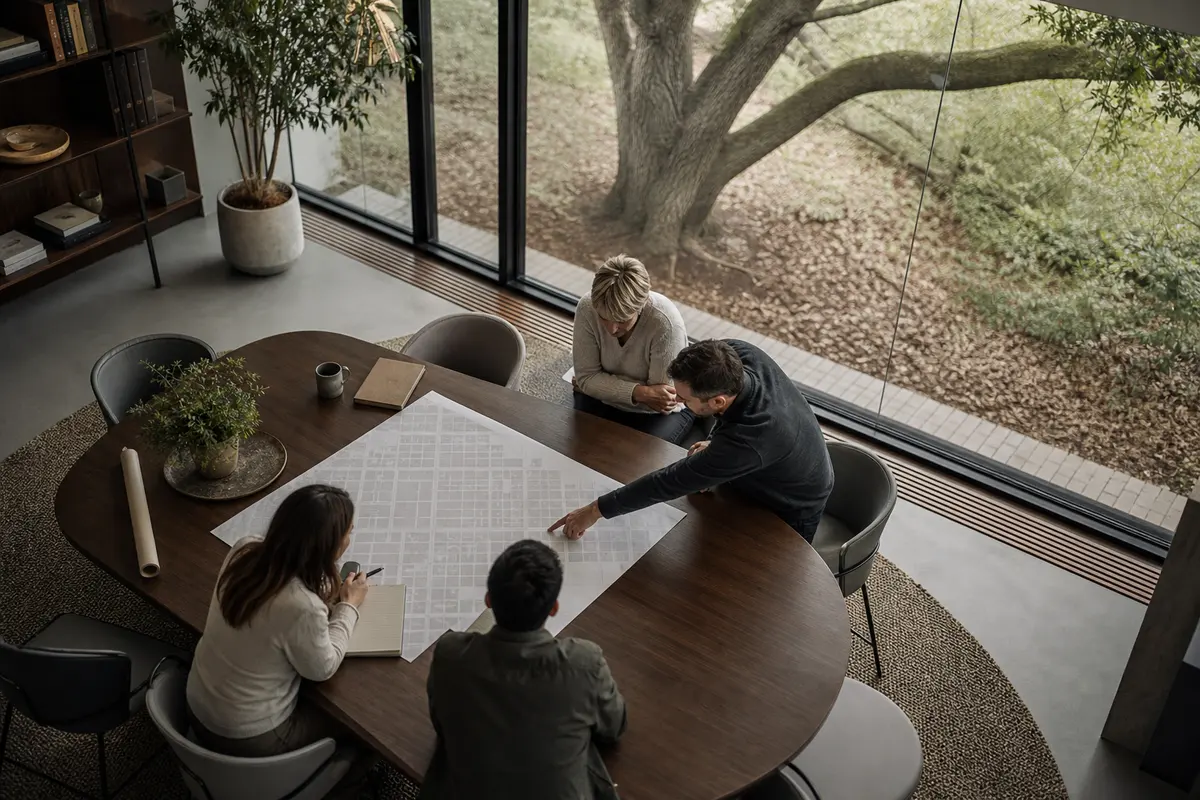 Editorial marketing planning scene for Genoa, Illinois