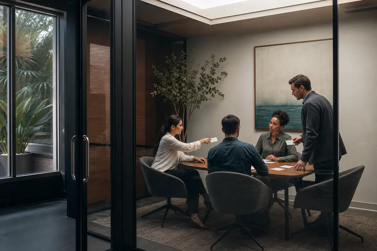 Editorial intake planning scene for Automation in Glen Ellyn, Illinois