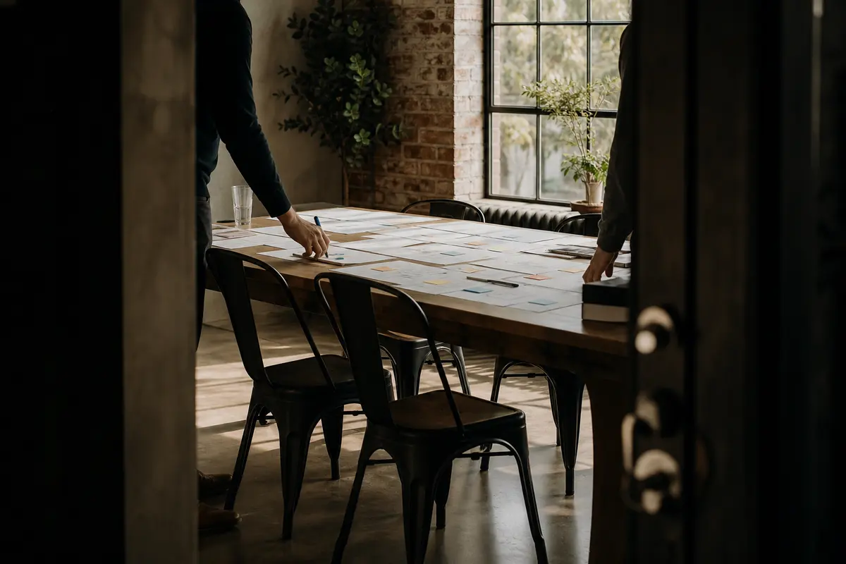 Editorial marketing planning scene for Godfrey, Illinois